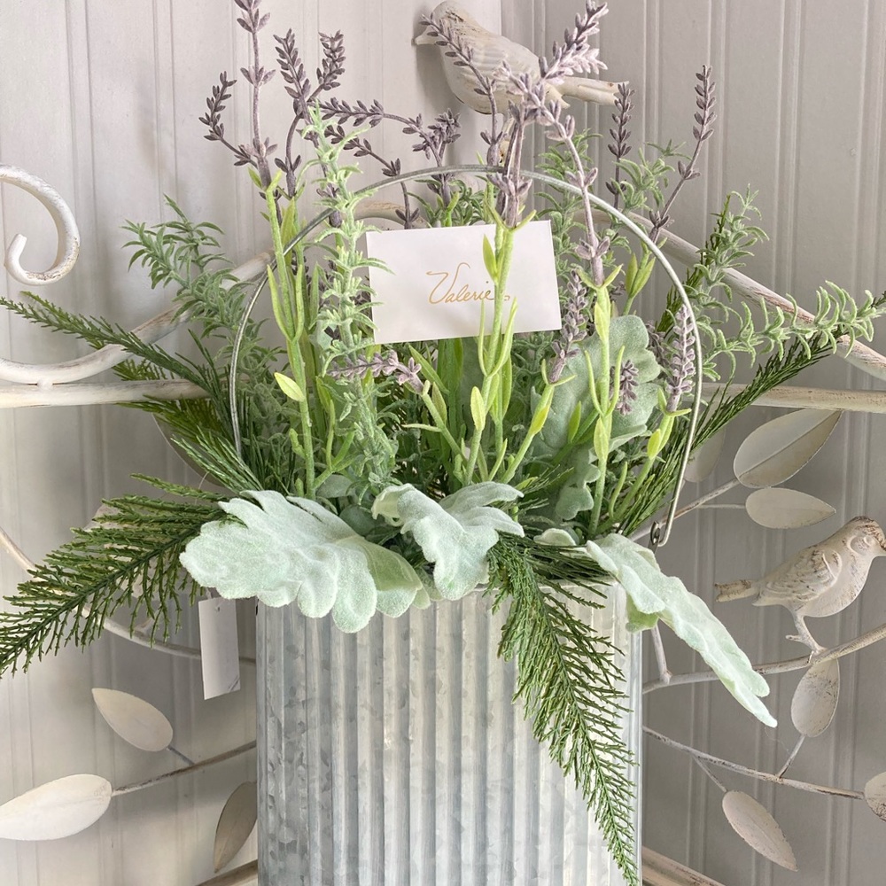 Valerie Parr Hill Lavender & Green Potted Arrangement